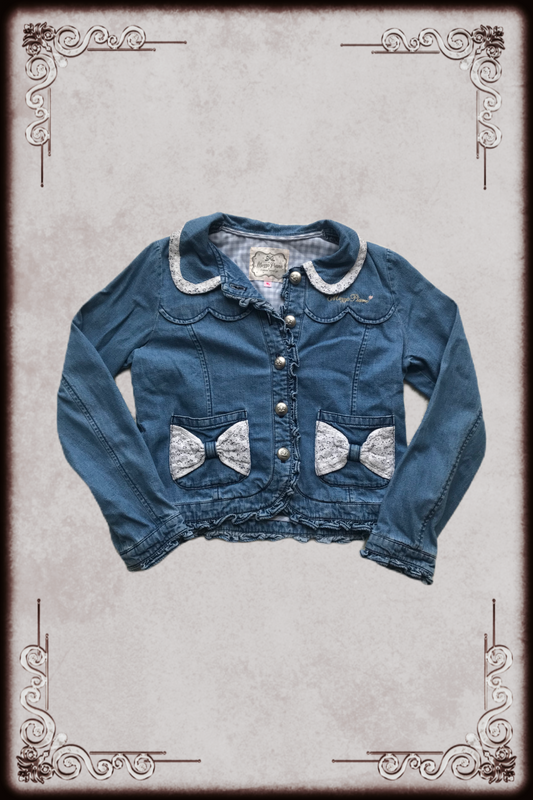 Mezzo Piano Lace Denim Jacket