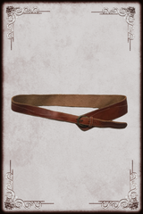 Caramel Brown Leather Textured Belt