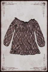 Liz Lisa Brown Pink Plaid Dress