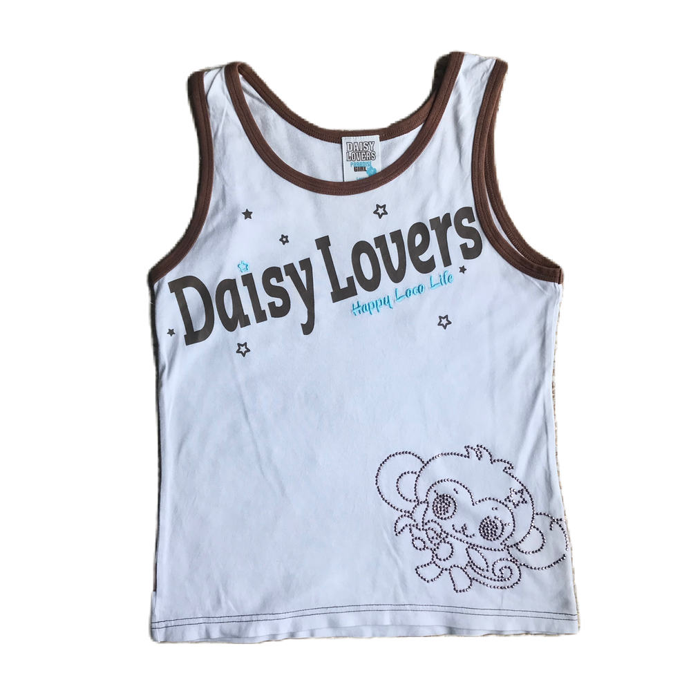 Daisy Lovers Rhinestone Tank Top