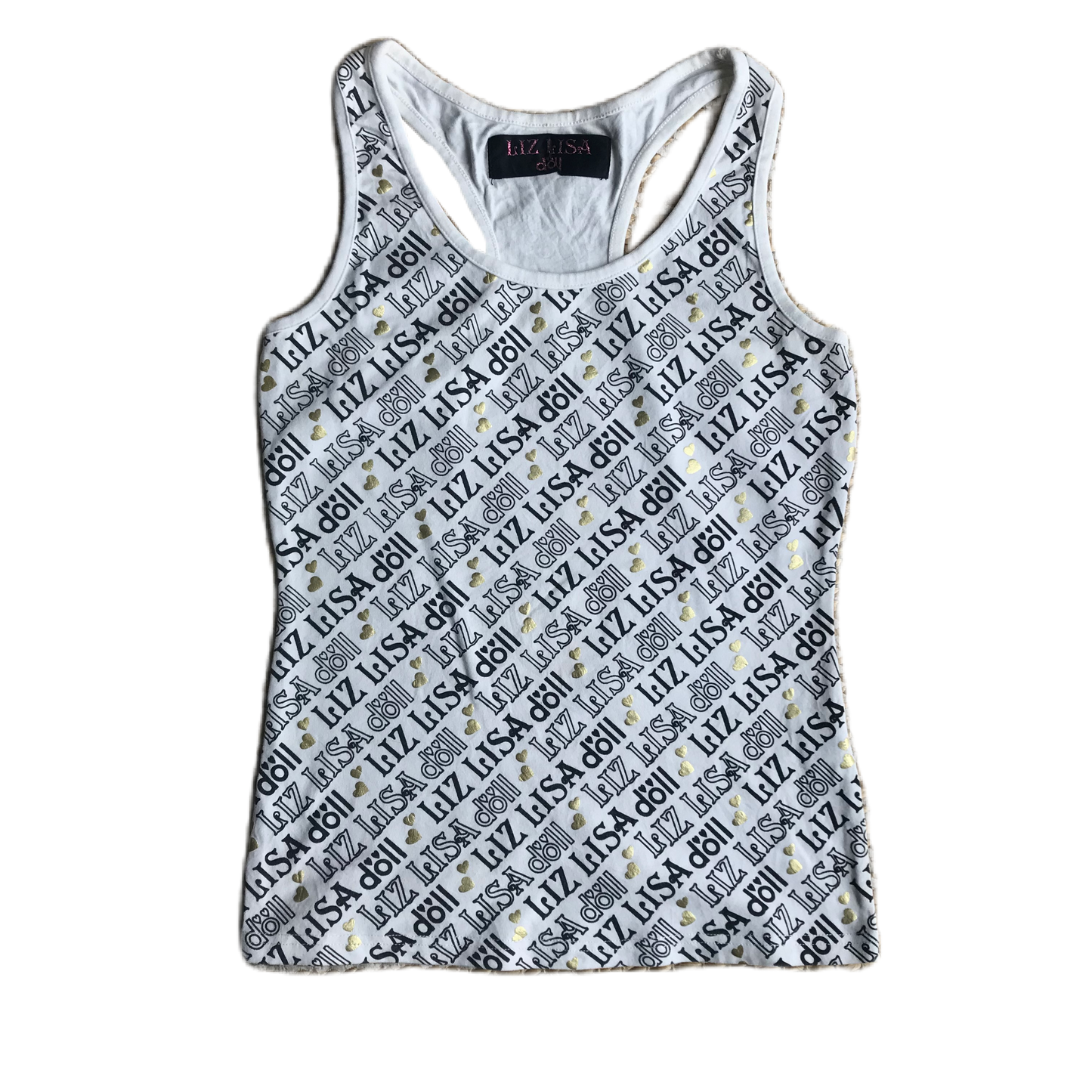 Liz Lisa Doll Gold & Black Tank Top
