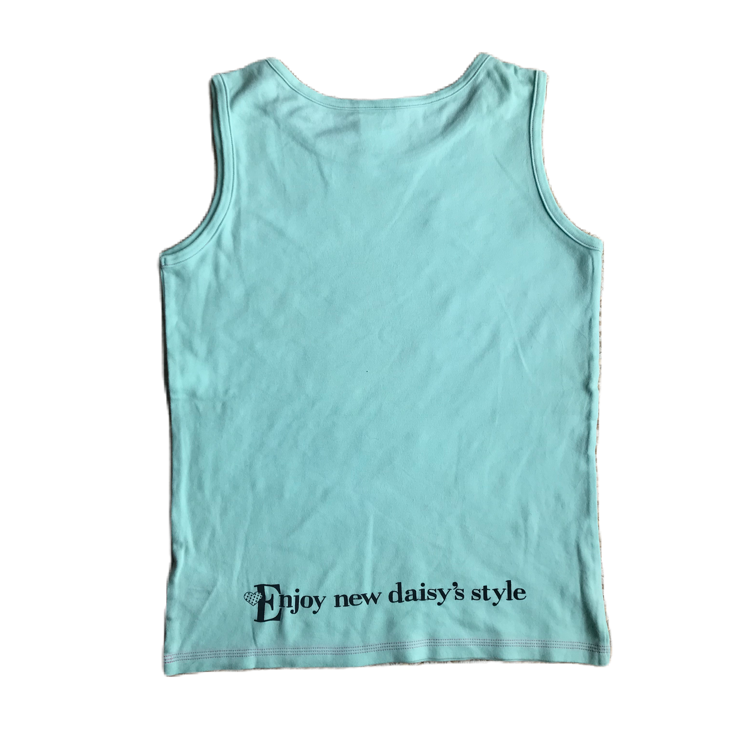 Daisy Lovers Pale Icy Blue Print Tank