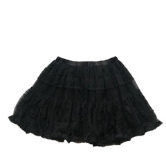 Dazzlin Black Tulle Layered Mini Skirt