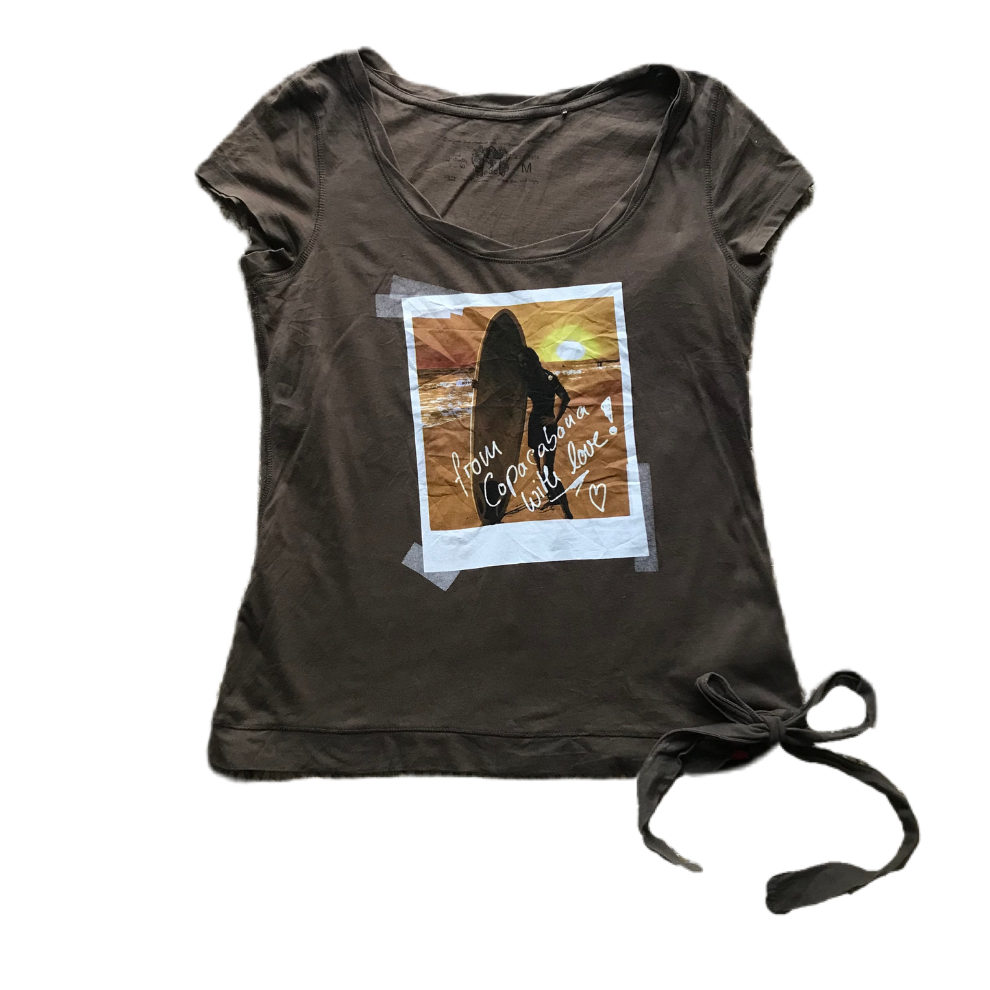 edc Brown Beach Graphic Print Tee