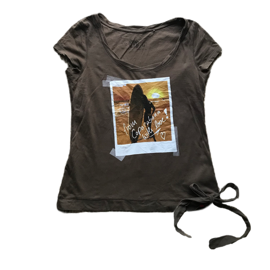 edc Brown Beach Graphic Print Tee