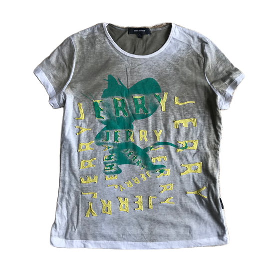 Jerry Faded Print Graphic Tee